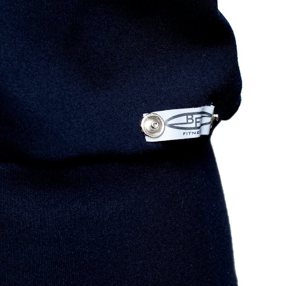 Blue Fish Active Wear Black Jacket Pink Dot Collar - Picture 7 of 10